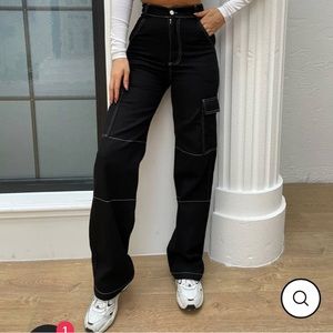 FLARED CARGO PANTS size XS